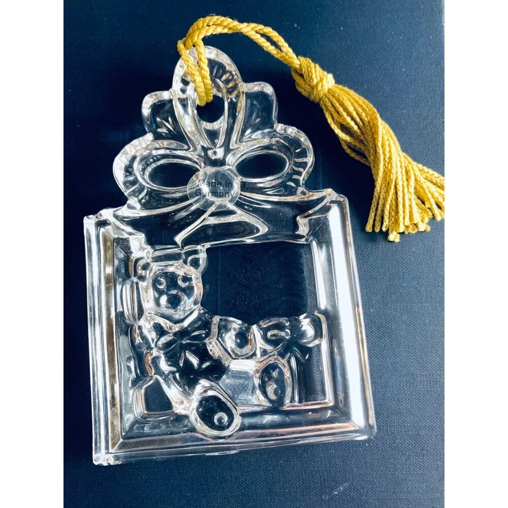 Crystal Gift Box baby Teddy Ornament
